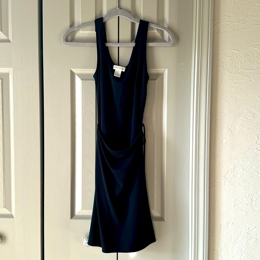 Size 4, Ann Taylor “little black dress” side tie